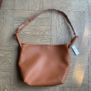 NWT Anthropologie Vegan Leather 3-in-1 Tote Bag with clutch long short strap